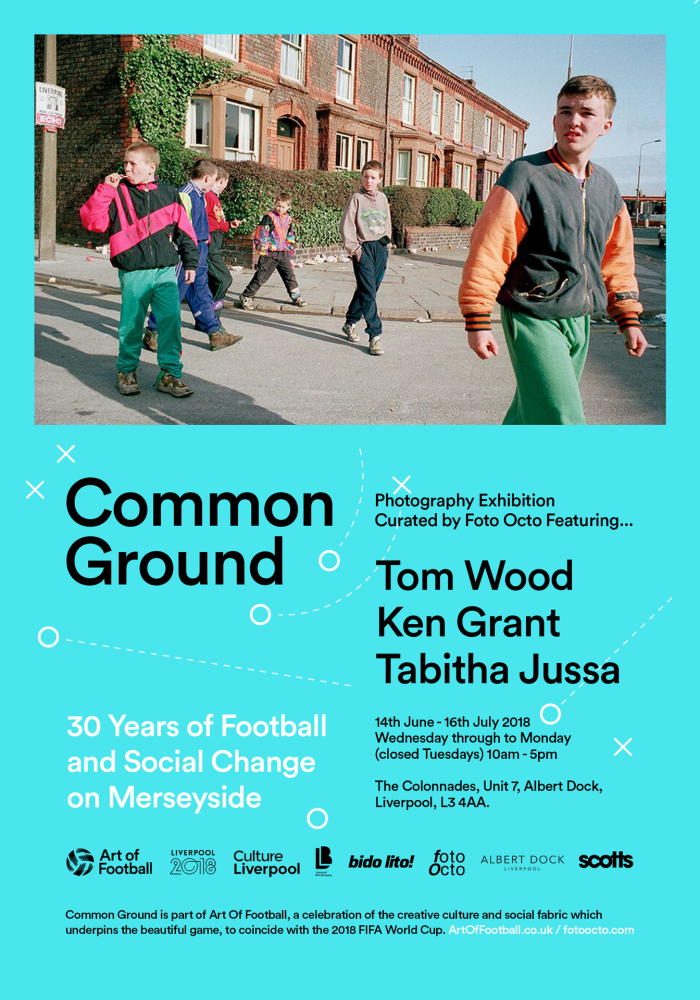 COMMON GROUND – four decades of football fan culture in photographs from Tom Wood, Ken Grant and Tabitha Jussa