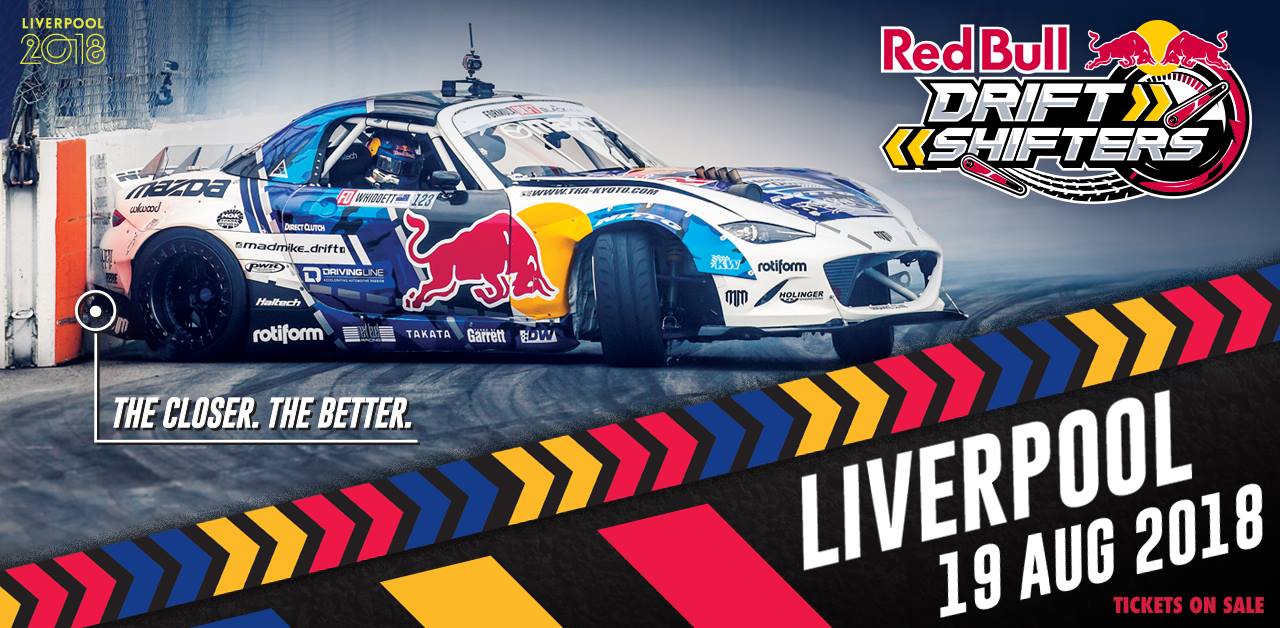 Fearless I hele verden Udrydde Red Bull Drift Shifters Course Announced - Culture Liverpool