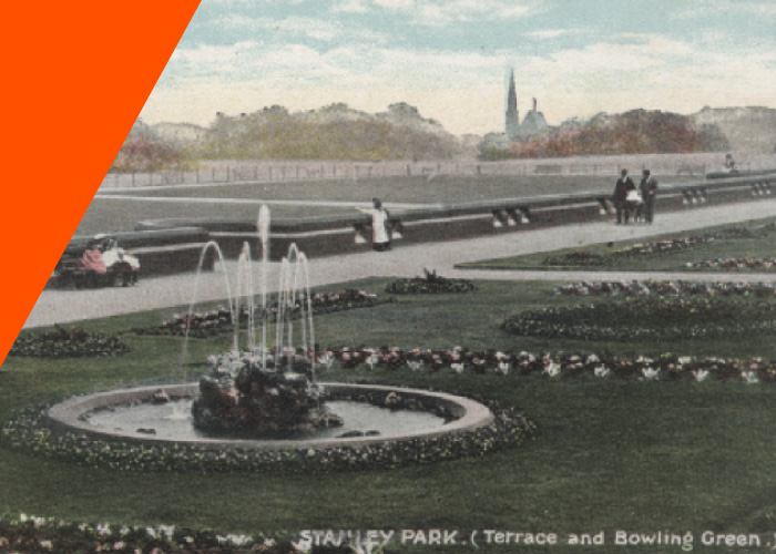 Stanley Park 1904 - Showing Terrace and Bowling Green