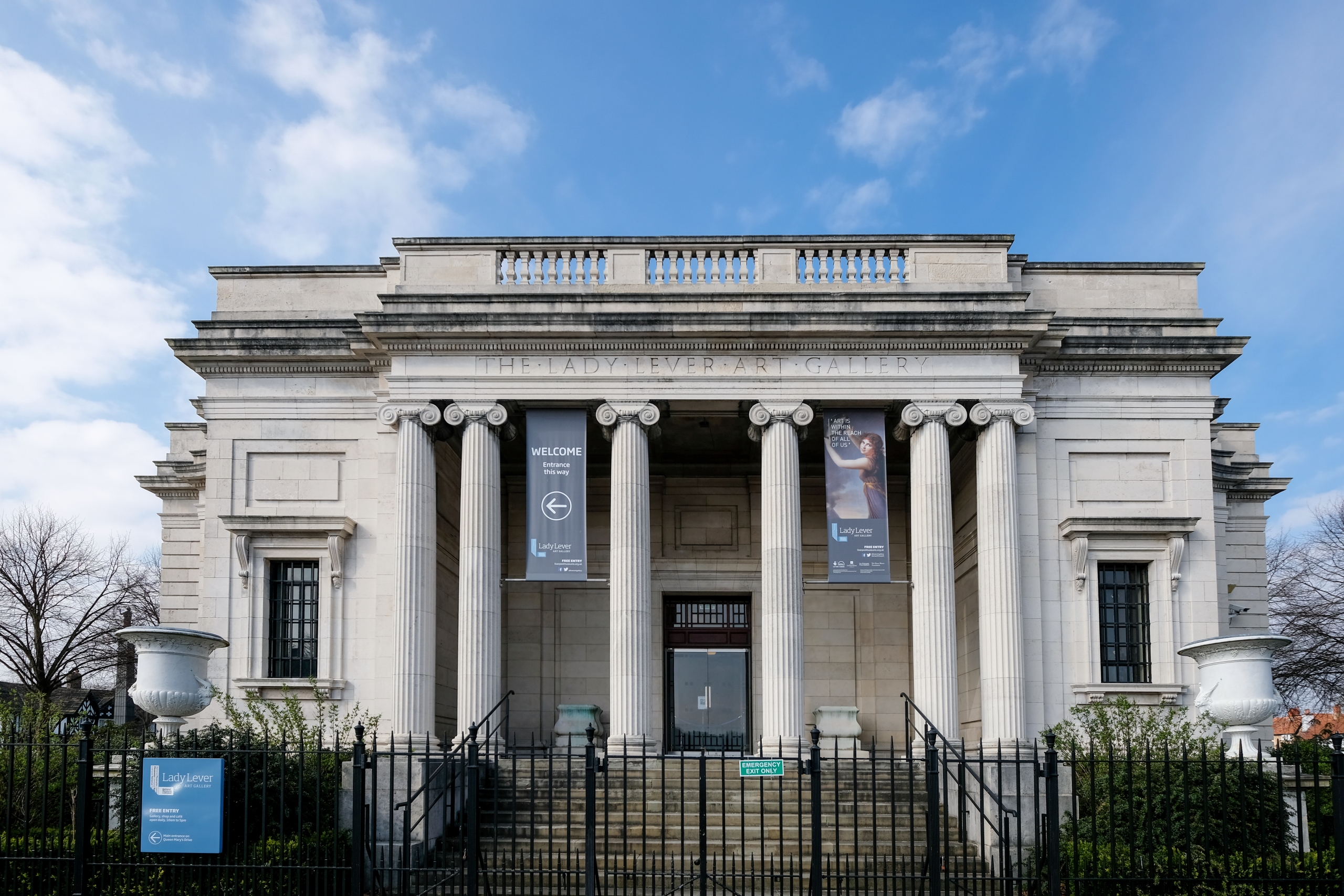 Exterior of Lady Lever Art Gallery