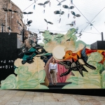 cowherd and weaver girl artwork in chinatown