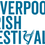 liverpool irish festival logo in blue