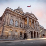 liverpool town hall at dusk - representing budget