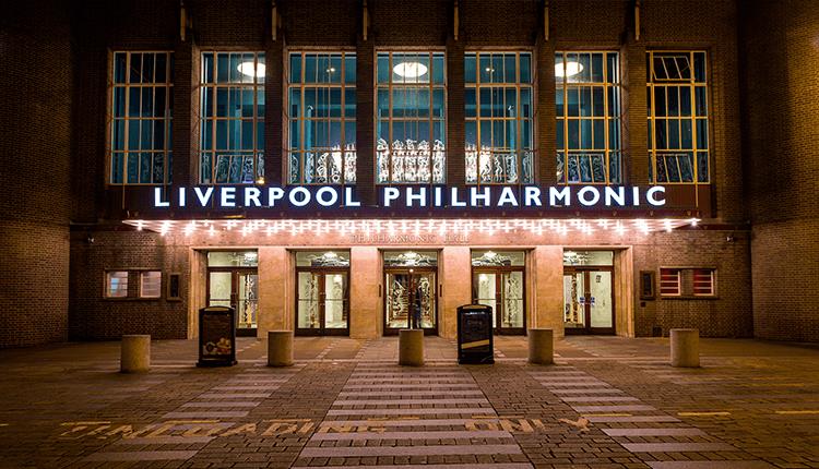philharmonic liverpool at night
