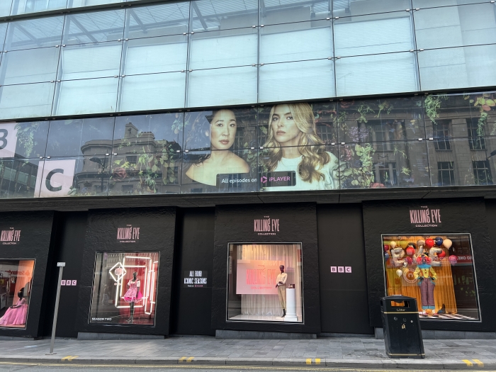 Liverpool is Dressed to Kill: Iconic Costumes from the Hit Drama Series Killing Eve on Display in the City Centre
