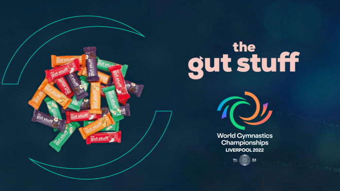 The Gut Stuff join forces with World Gymnastics Championships Liverpool 2022 in exciting new partnership