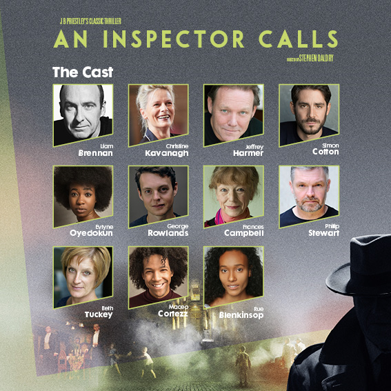 Casting announced for 30th anniversary UK and Ireland Tour of Stephen Daldry’s seminal production of JB Priestley’s Classic Thriller an Inspector Calls