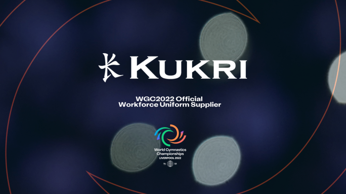 Kukri Sports announced as official supplier to the World Gymnastics Championships, Liverpool 2022