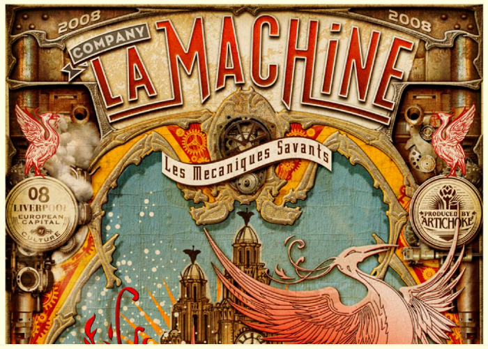 Official La Machine promotional poster
