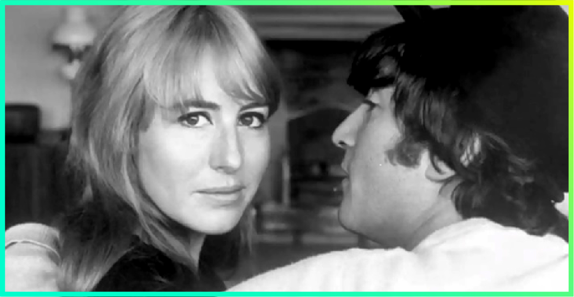 Cynthia and John Lennon.