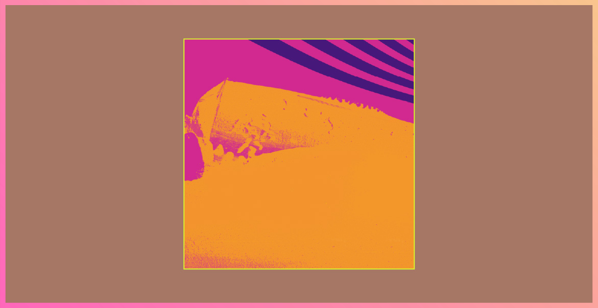 graphic image with orange, pink and purple colours