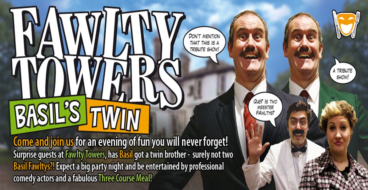 Fawlty Tower's Basil's Twin graphic artwork.