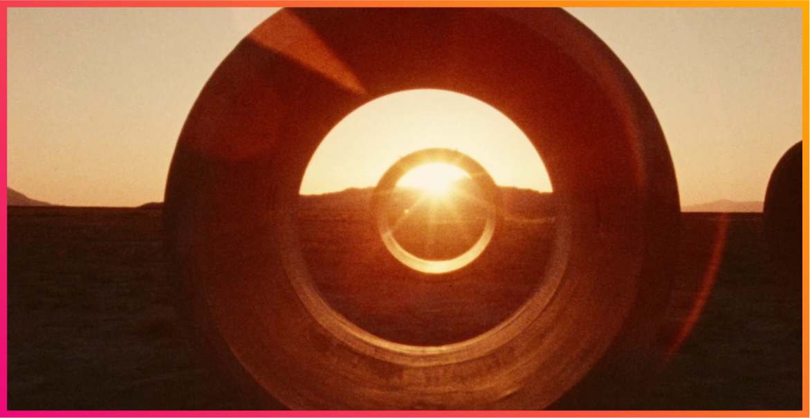 Nancy Holt Sun Tunnels 1978. Courtesy of the HoltSmithson Foundation and Electronic Arts Intermix