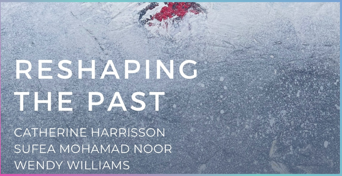 RESHAPING THE PAST artwork featuring an image of ice.