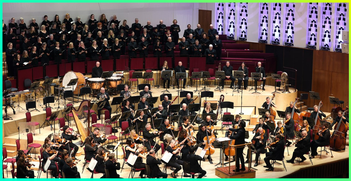 royal liverpool philharmonic choir performing in the Liverpool Philharmonic Hall