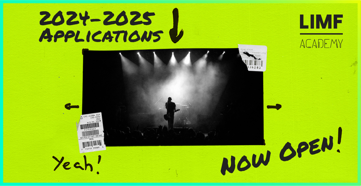 graphic that says 2024-2025 applications now open for LIMF Academy