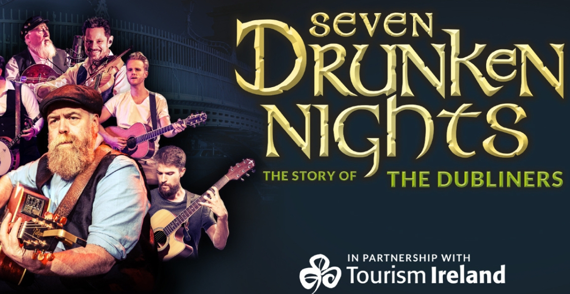 Promotional artwork for Seven Drunken Nights.