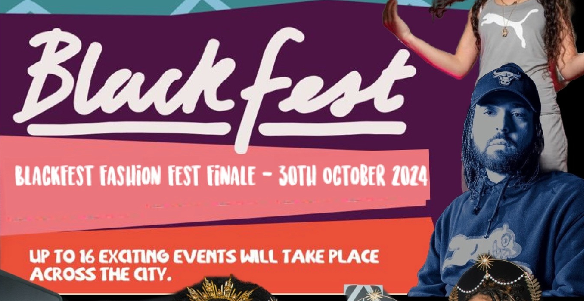 Promotional poster for Blackfest 2024 featuring images of multiple people