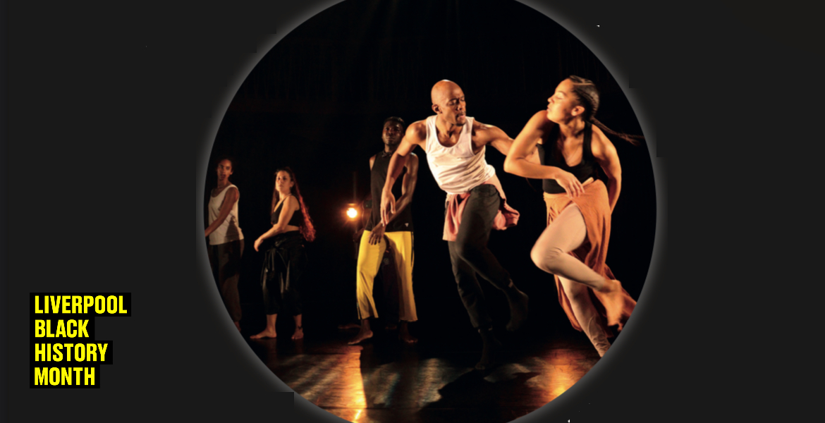 Logo for African Routes Revival featuring an image of dancers performing within a circular frame on a dark background.